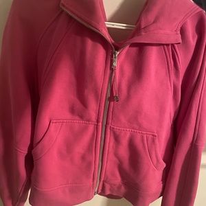 Lululemon sonic pink scuba full zip